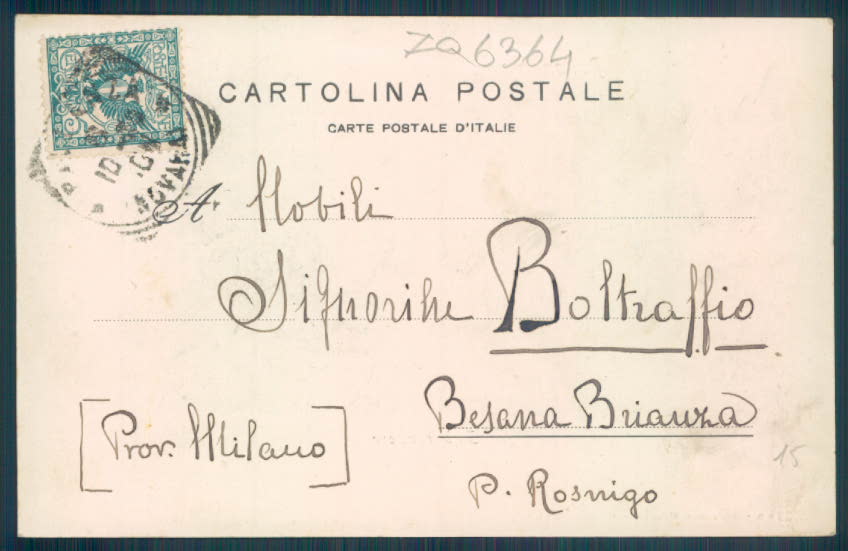 Verbania Pallanza Battello cartolina ZQ6364 – retro