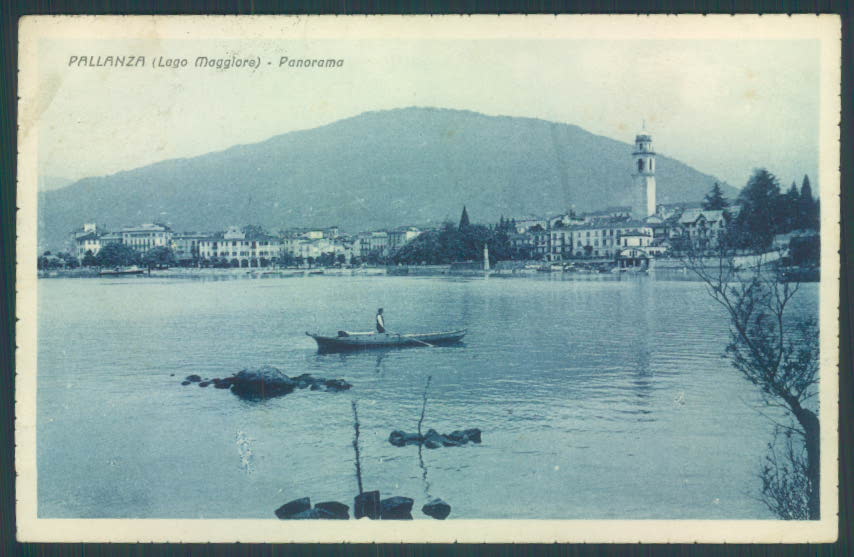 Verbania Pallanza Barca PIEGHINA cartolina ZQ6374 – fronte