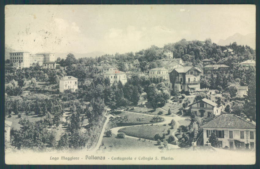 Verbania Pallanza Castagnola PIEGHINE cartolina ZQ6376 – fronte