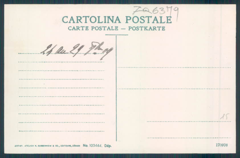 Verbania Pallanza Barca cartolina ZQ6379 – retro