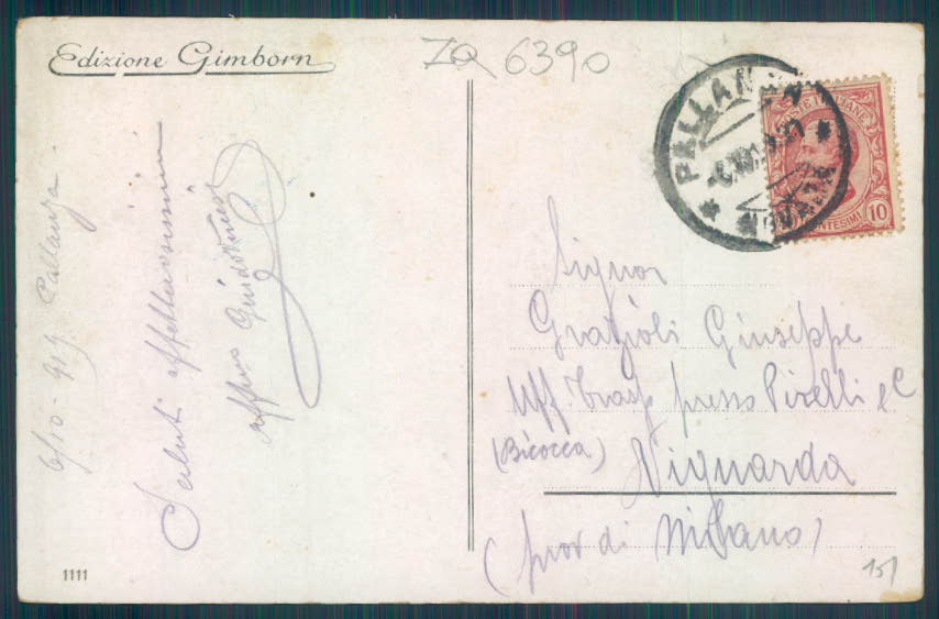 Verbania Pallanza cartolina ZQ6390 – retro