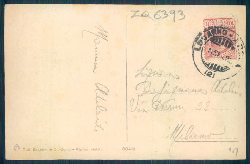 Verbania Pallanza cartolina ZQ6393 – retro