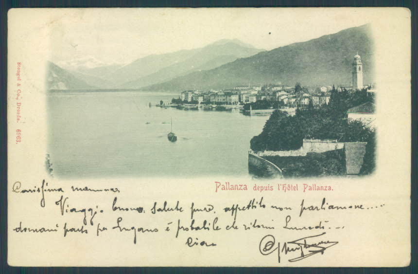 Verbania Pallanza cartolina ZQ6396 – fronte