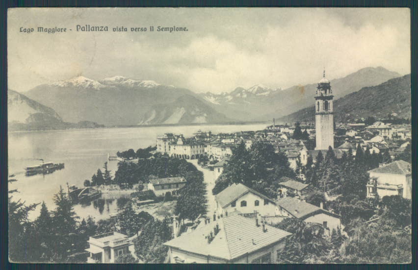 Verbania Pallanza Battello cartolina ZQ6399 – fronte