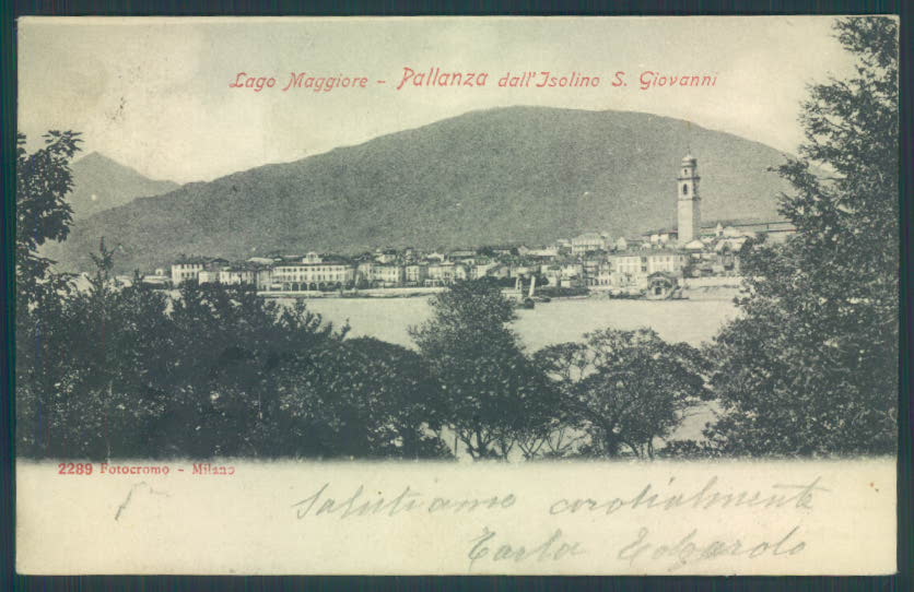 Verbania Pallanza cartolina ZQ6401 – fronte