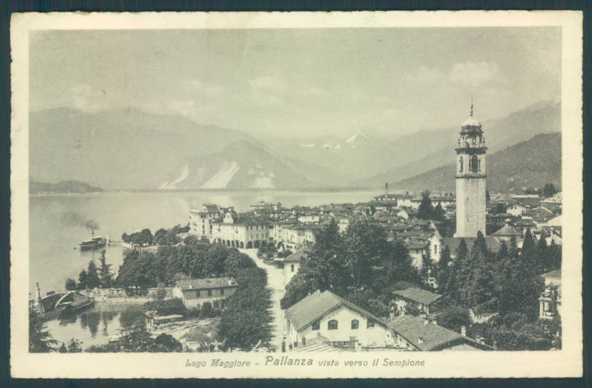 Verbania Pallanza Battello cartolina ZQ6402 – fronte