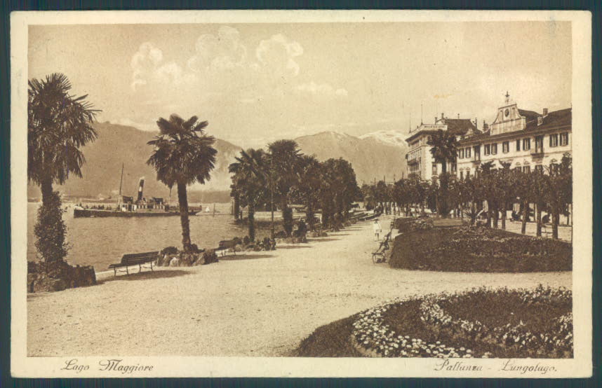 Verbania Pallanza Battello cartolina ZQ6408 – fronte