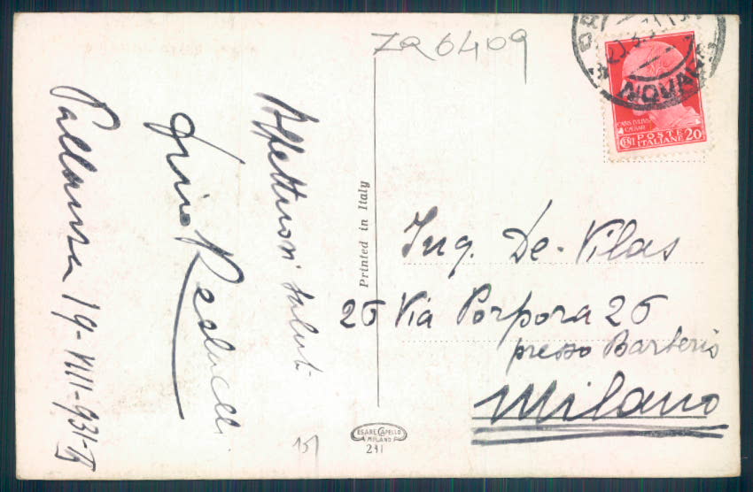 Verbania Pallanza cartolina ZQ6409 – retro