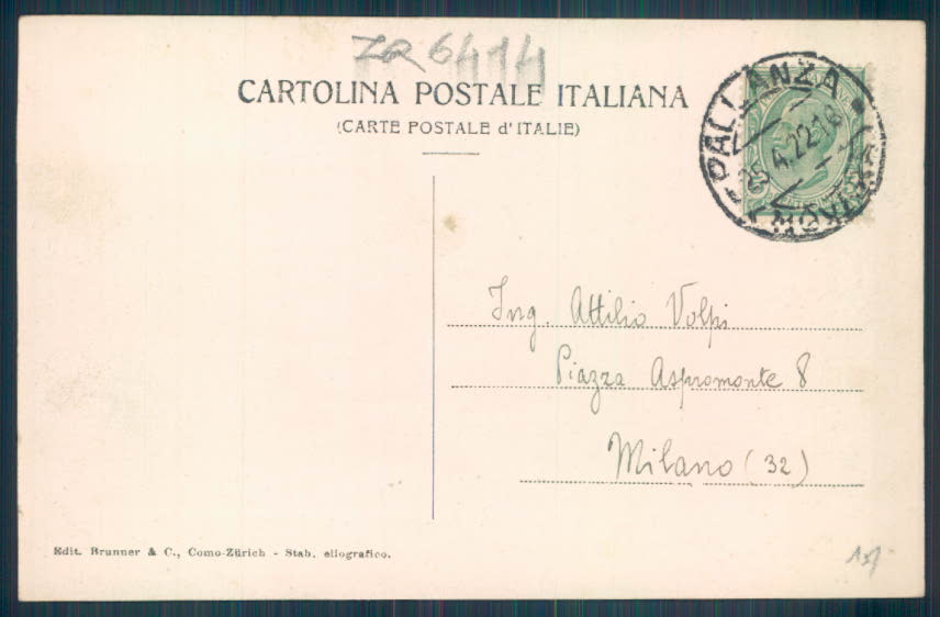 Verbania Pallanza Barca cartolina ZQ6414 – retro
