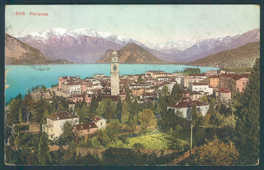 Verbania Pallanza STRAPPINI cartolina ZQ6419 – fronte