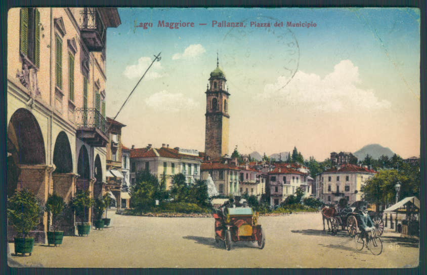 Verbania Pallanza Automobile PIEGA cartolina ZQ6423 – fronte