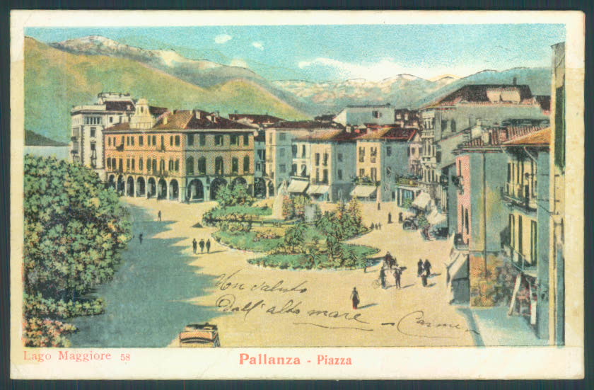 Verbania Pallanza cartolina ZQ6424 – fronte