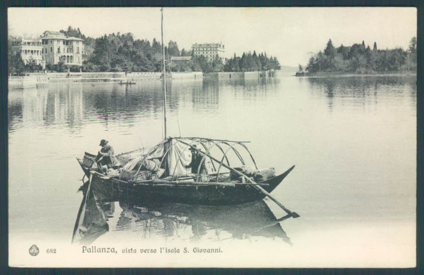 Verbania Pallanza Barca cartolina ZQ6426 – fronte