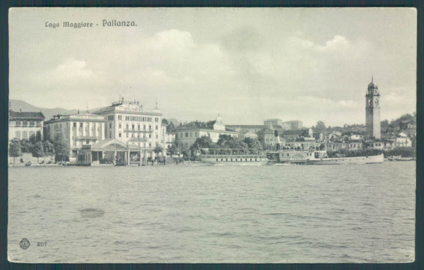 Verbania Pallanza Battello cartolina ZQ6428 – fronte