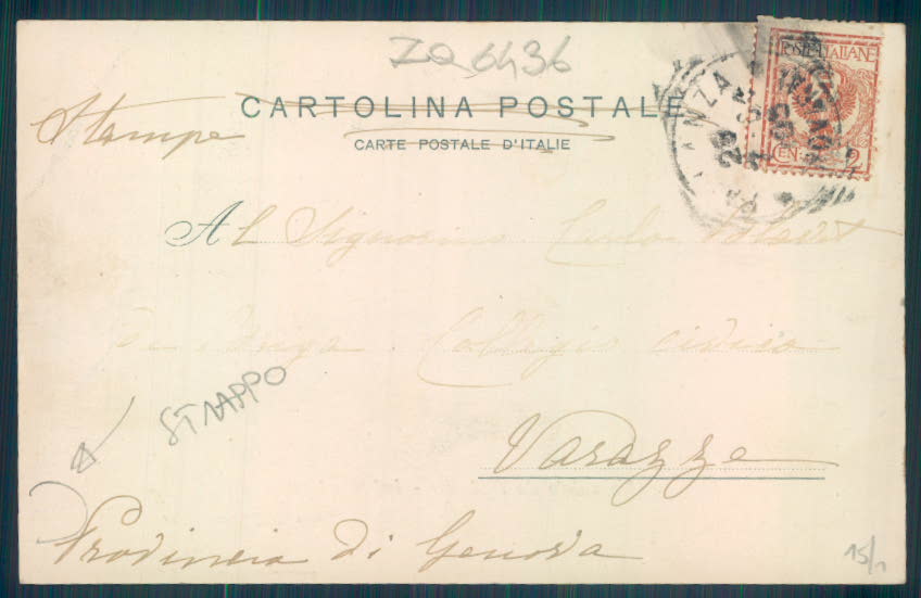 Verbania Pallanza Barca STRAPPO cartolina ZQ6436 – retro