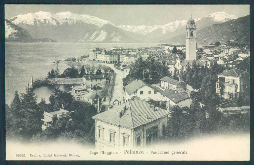 Verbania Pallanza SCOLLATA cartolina ZQ6442 – fronte
