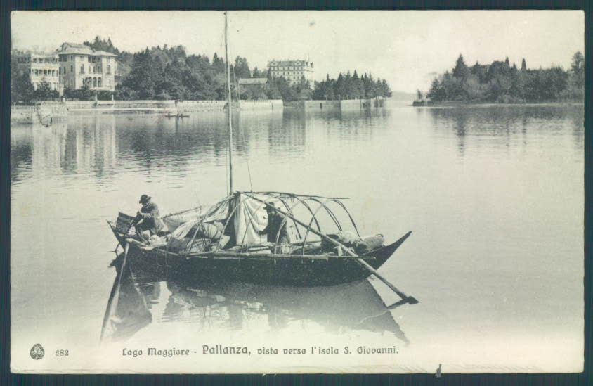 Verbania Pallanza Barca cartolina ZQ6443 – fronte