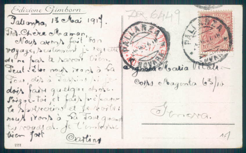 Verbania Pallanza cartolina ZQ6449 – retro
