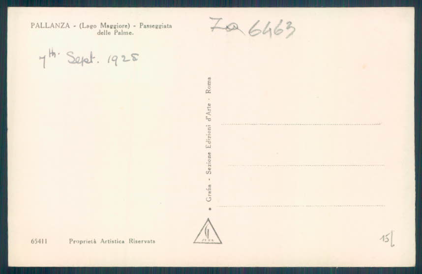 Verbania Pallanza Foto cartolina ZQ6463 – retro