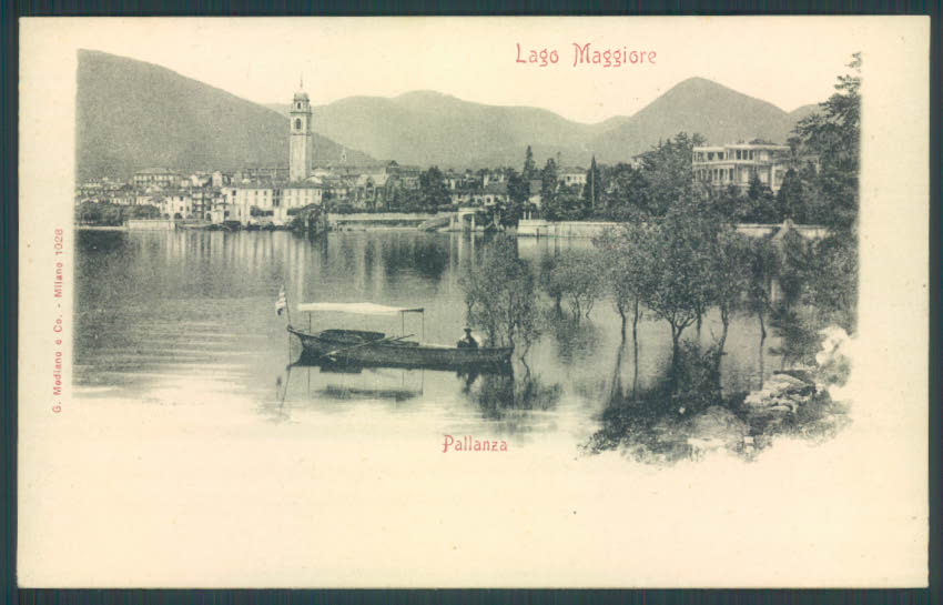 Verbania Pallanza Barca cartolina ZQ6475 – fronte