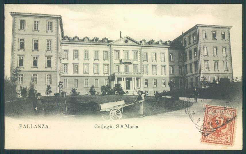 Verbania Pallanza Collegio cartolina ZQ6498 – fronte