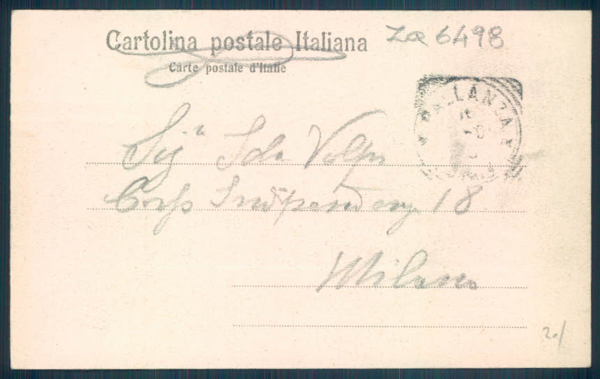 Verbania Pallanza Collegio cartolina ZQ6498 – retro