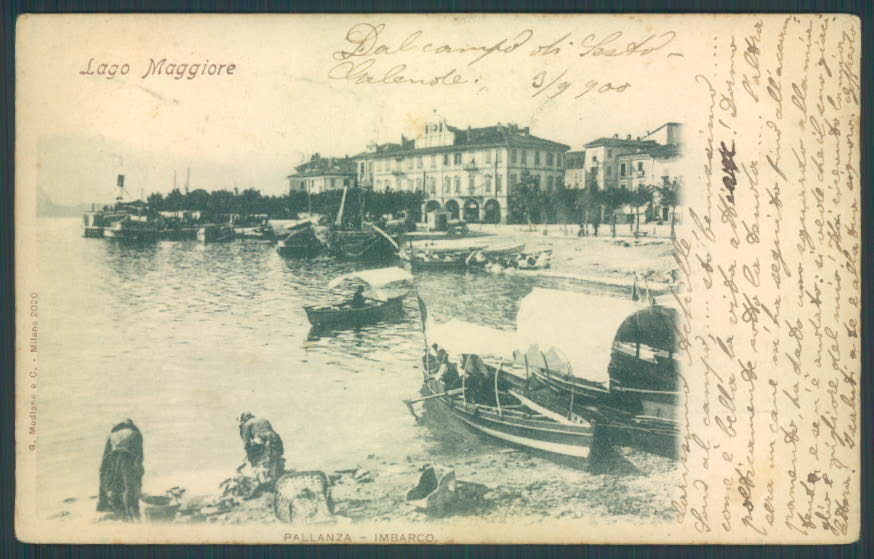 Verbania Pallanza Barca cartolina ZQ6502 – fronte