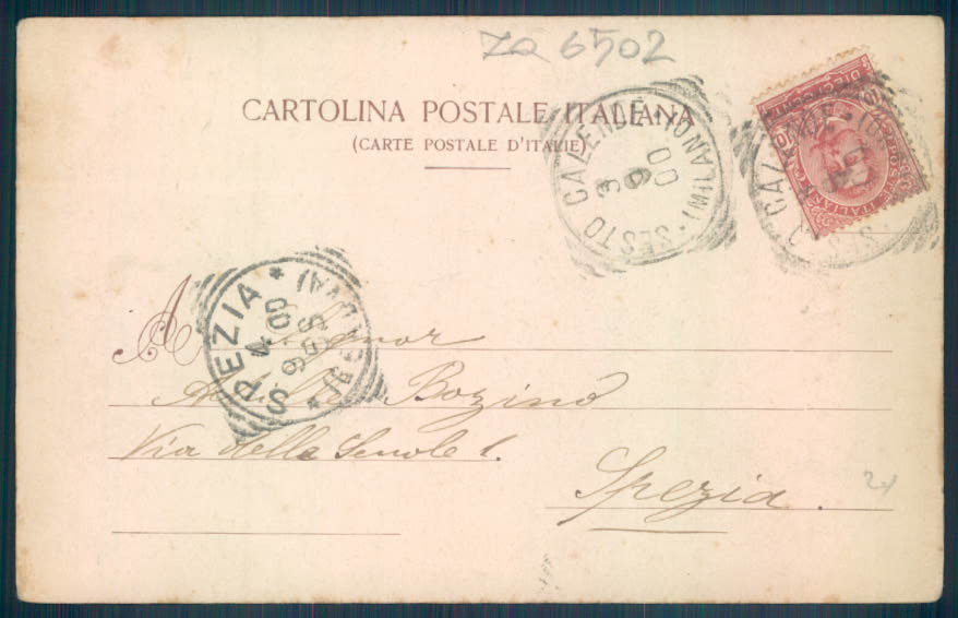 Verbania Pallanza Barca cartolina ZQ6502 – retro