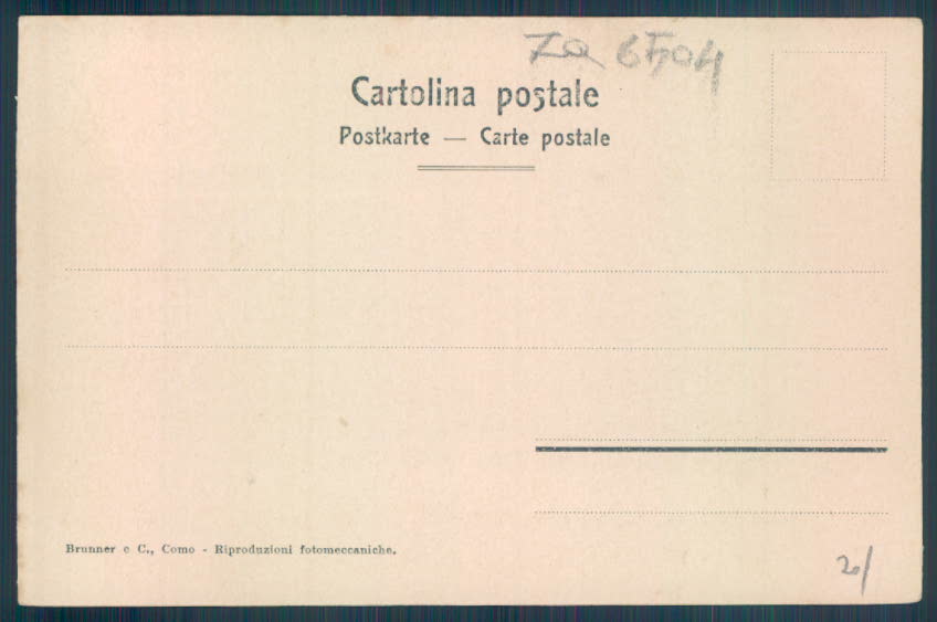 Verbania Pallanza Battello Barca cartolina ZQ6504 – retro