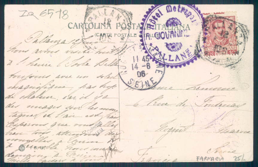 Verbania Pallanza Farmacia cartolina ZQ6518 – retro
