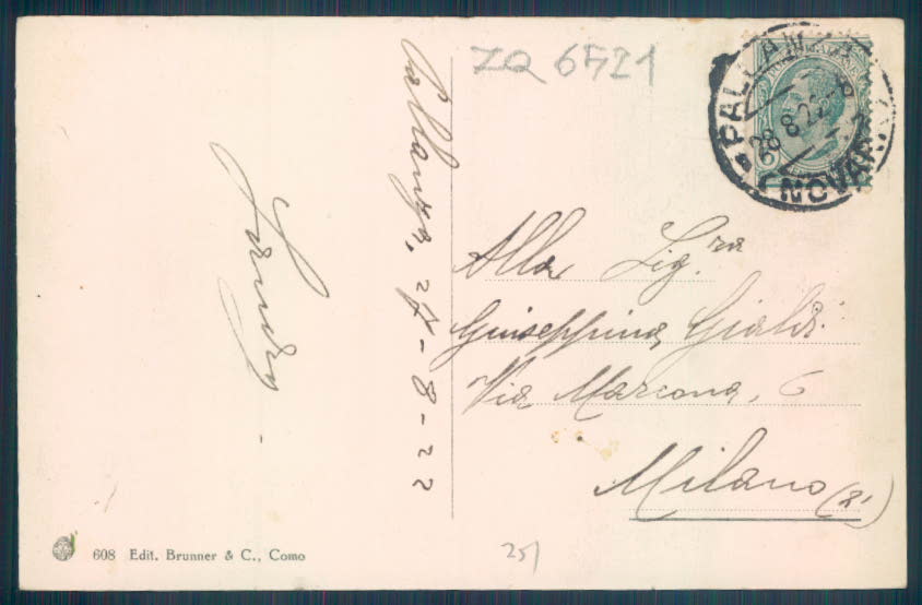 Verbania Pallanza cartolina ZQ6521 – retro