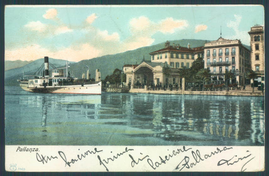 Verbania Pallanza Battello cartolina ZQ6523 – fronte