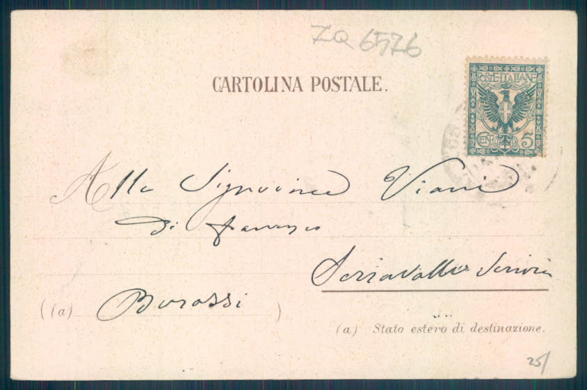 Verbania Pallanza Battello cartolina ZQ6526 – retro