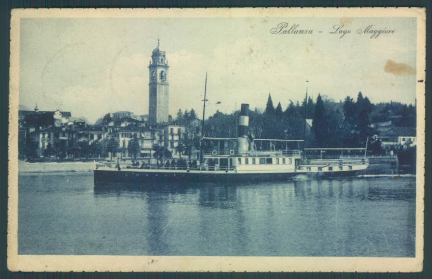 Verbania Pallanza Battello cartolina ZQ6528 – fronte