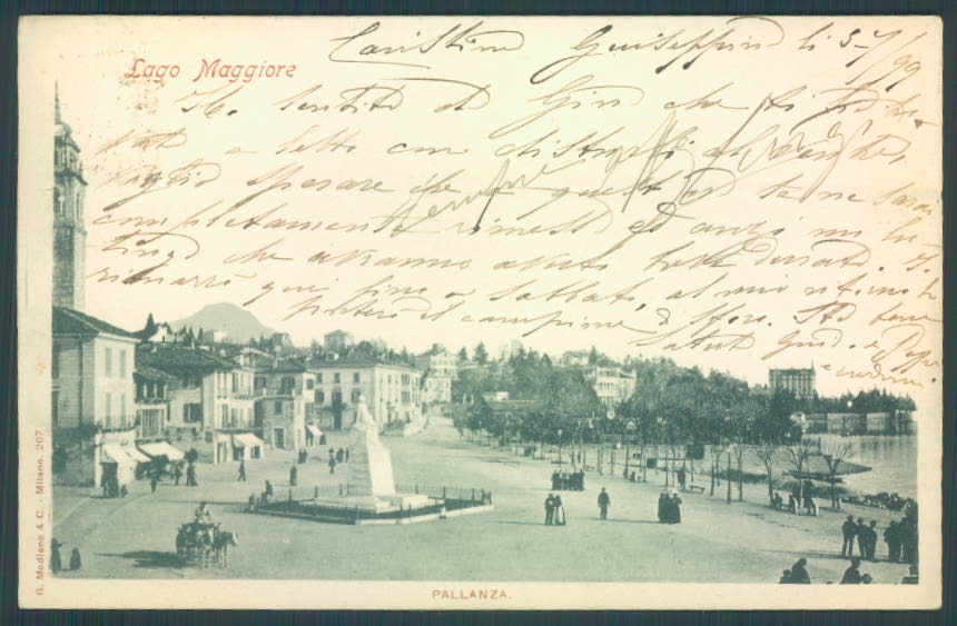 Verbania Pallanza cartolina ZQ6530 – fronte