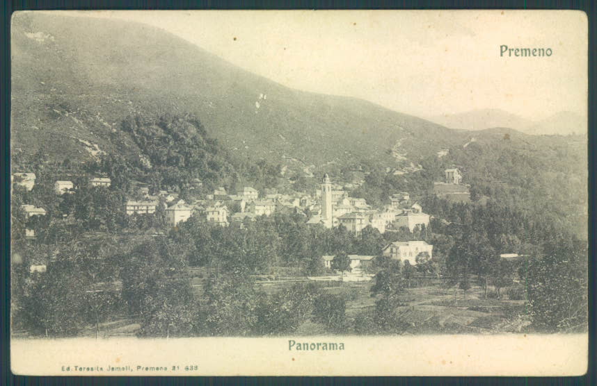 Verbania Premeno STRAPPI PIEGHINA cartolina ZQ6538 – fronte