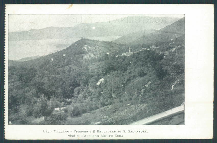 Verbania Premeno PIEGA cartolina ZQ6549 – fronte