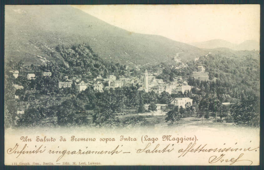 Verbania Premeno cartolina ZQ6553 – fronte