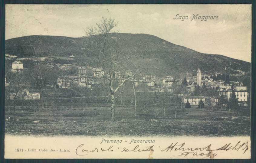 Verbania Premeno cartolina ZQ6559 – fronte