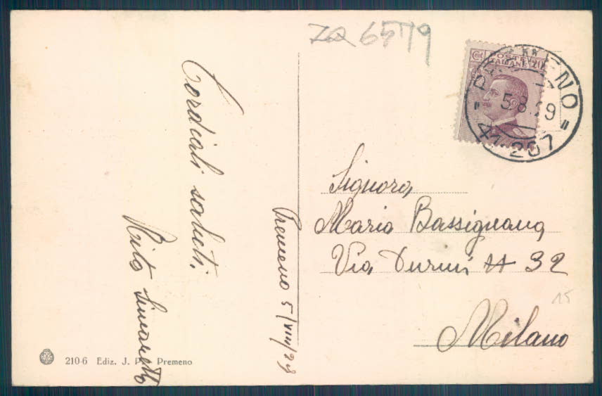 Verbania Premeno cartolina ZQ6579 – retro