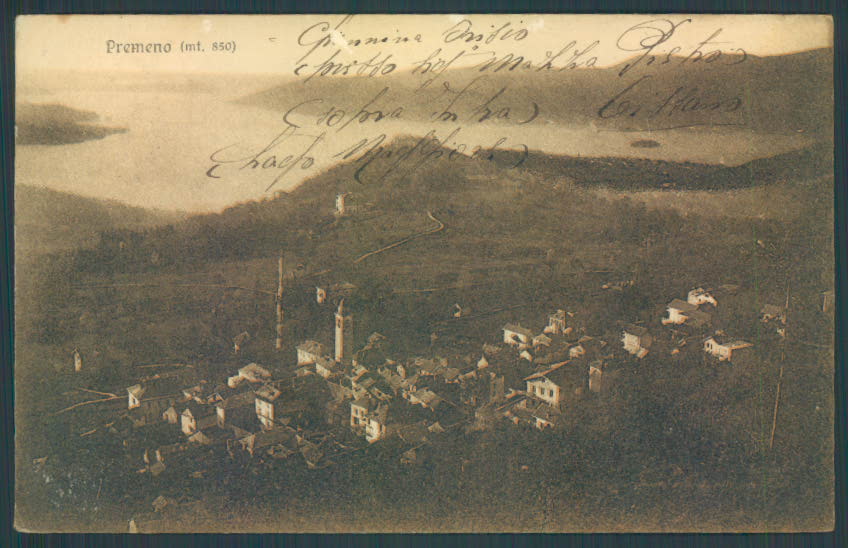 Verbania Premeno ABRASA cartolina ZQ6581 – fronte