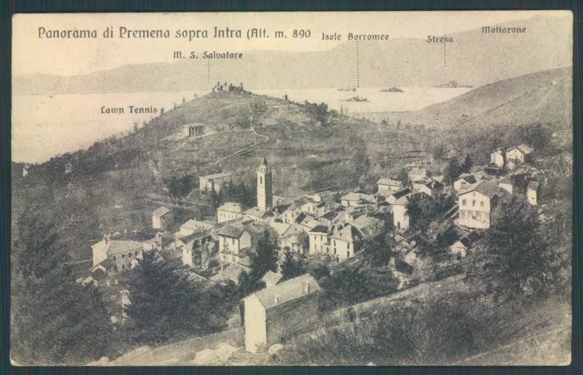 Verbania Premeno SCOLLATA cartolina ZQ6605 – fronte