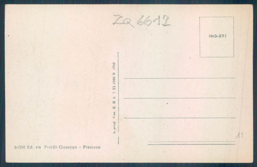 Verbania Premeno cartolina ZQ6612 – retro