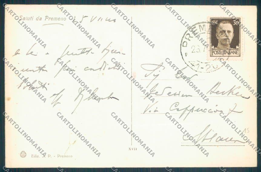 Verbania Premeno Foto cartolina ZQ6621 – retro