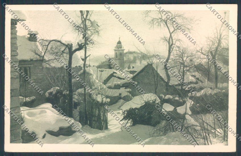 Verbania Premeno Nevicata cartolina ZQ6647 – fronte