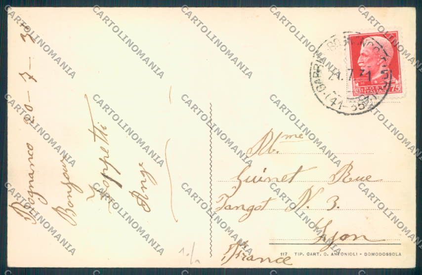 Verbania Bognanco cartolina ZQ6664 – retro