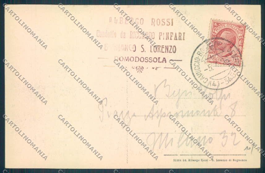 Verbania Bognanco cartolina ZQ6667 – retro
