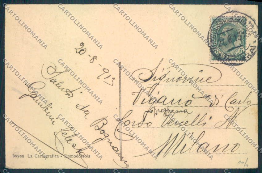 Verbania Bognanco cartolina ZQ6672 – retro