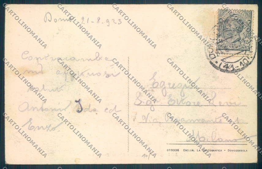 Verbania Bognanco cartolina ZQ6676 – retro
