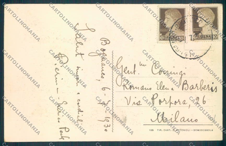 Verbania Bognanco cartolina ZQ6678 – retro